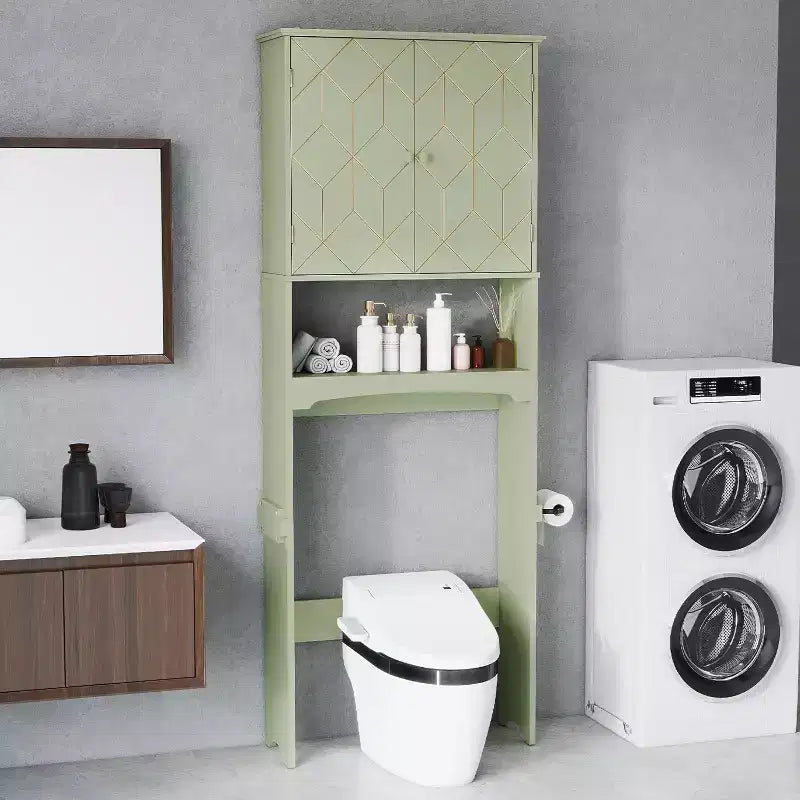 Mobile salvaspazio da bagno sopra il WC