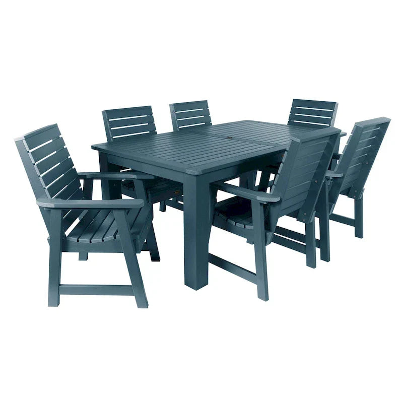 HIGHWOOD PROFESSIONAL 7-delige eethoek voor buiten 42x72
