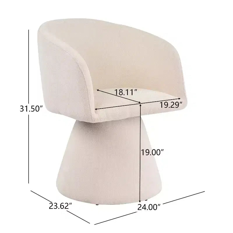 Set da pranzo moderno Christopher Knight Home Yodsak da 7 pezzi in legno e metallo con sedie girevoli a 180