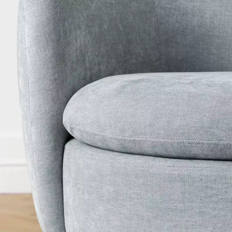 2er-Set moderne drehbare Fassonsessel mit Stoffbezug, um 360 Grad drehbare Akzentsessel für Wohnzimmer und Schlafzimmer-Panipeachy