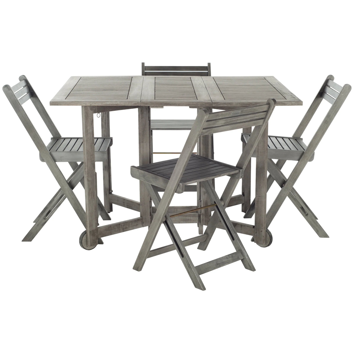 Ensemble de salle à manger d’extérieur SAFAVIEH Brandy, 5 pièces - 43Wx35Dx29H