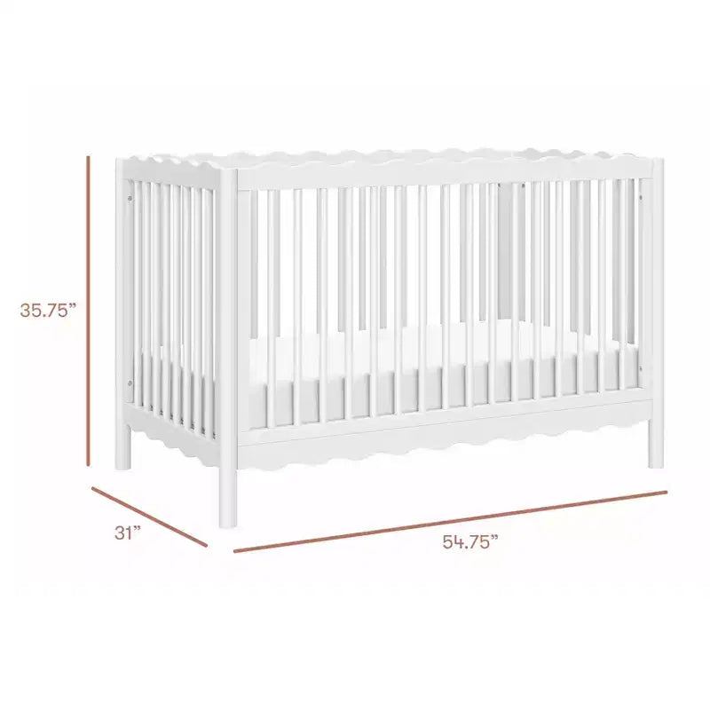 Lettino trasformabile 4 in 1 Babyletto Swell con kit di conversione in letto per bambini