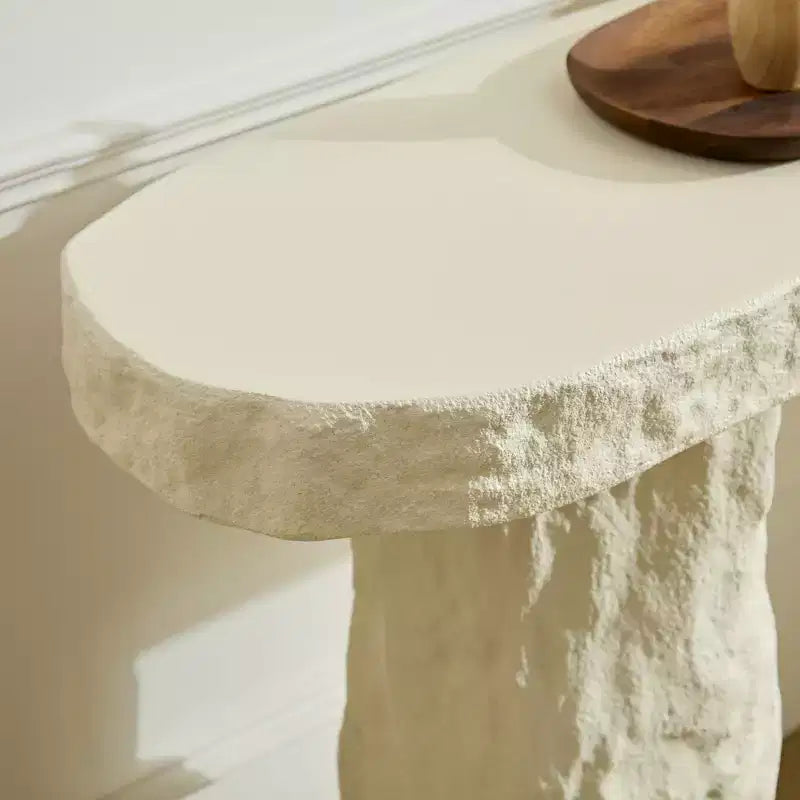 Console moderne en fibre de verre de 53.94 avec pieds irréguliers