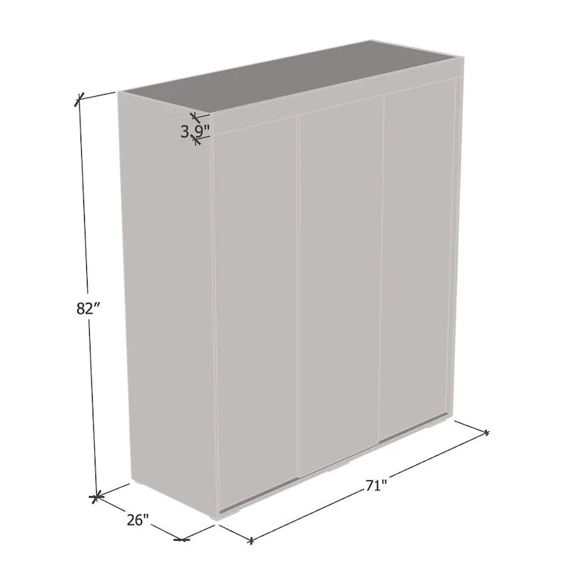 Armoire à glace Strick & Bolton Suger à 3 portes