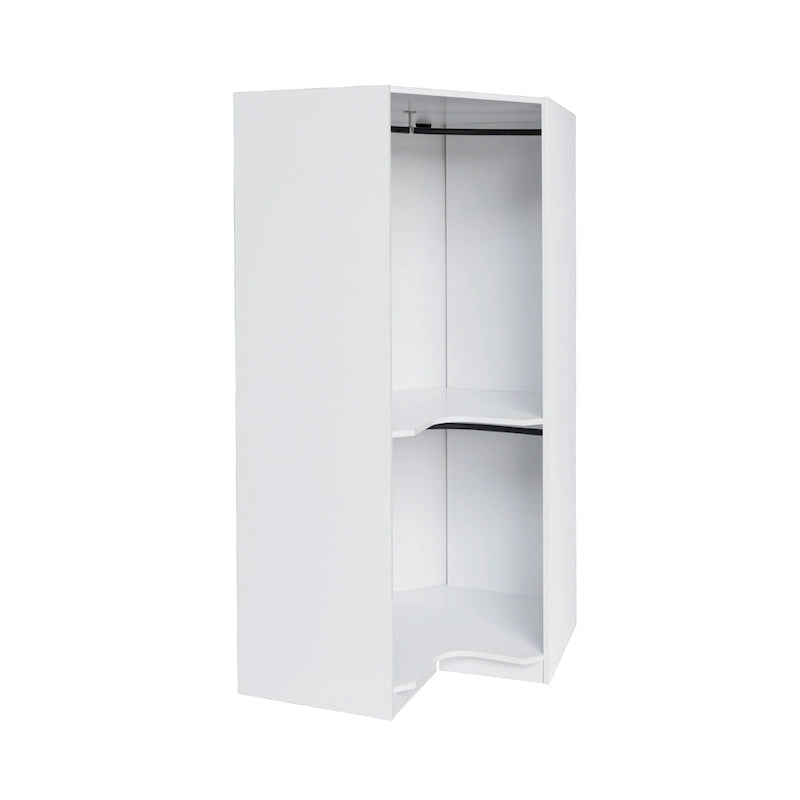 Polygon-Eckkleiderschrank mit 2 Türen