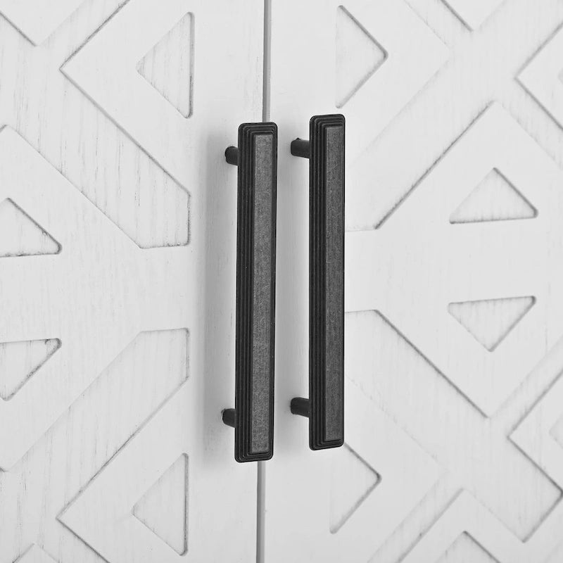Credenza contenitore decorativa in legno con ante a fantasia antica per corridoio, ingresso, soggiorno, camera da letto