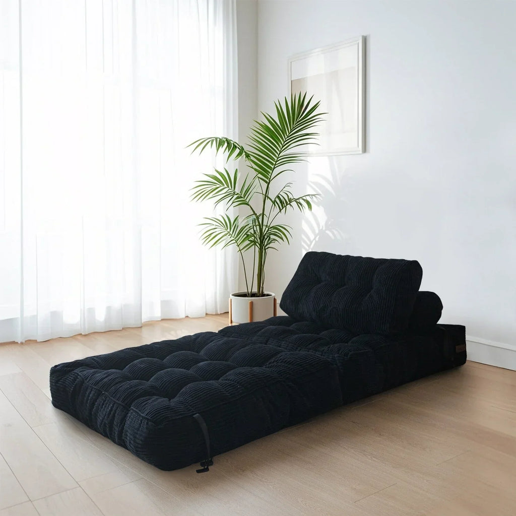 8 Cordsofa, Klappsofabett, Einzel
