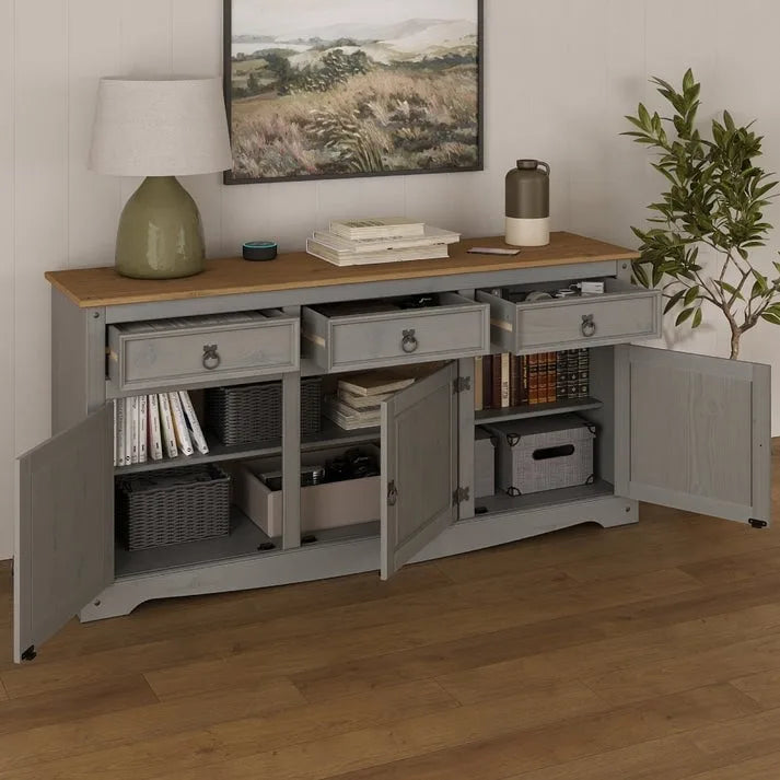 65 Holz-Buffetschrank im Landhausstil - Corona-Kollektion