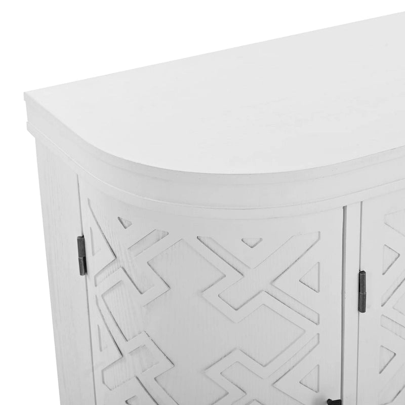 Credenza contenitore decorativa in legno con ante a fantasia antica per corridoio, ingresso, soggiorno, camera da letto