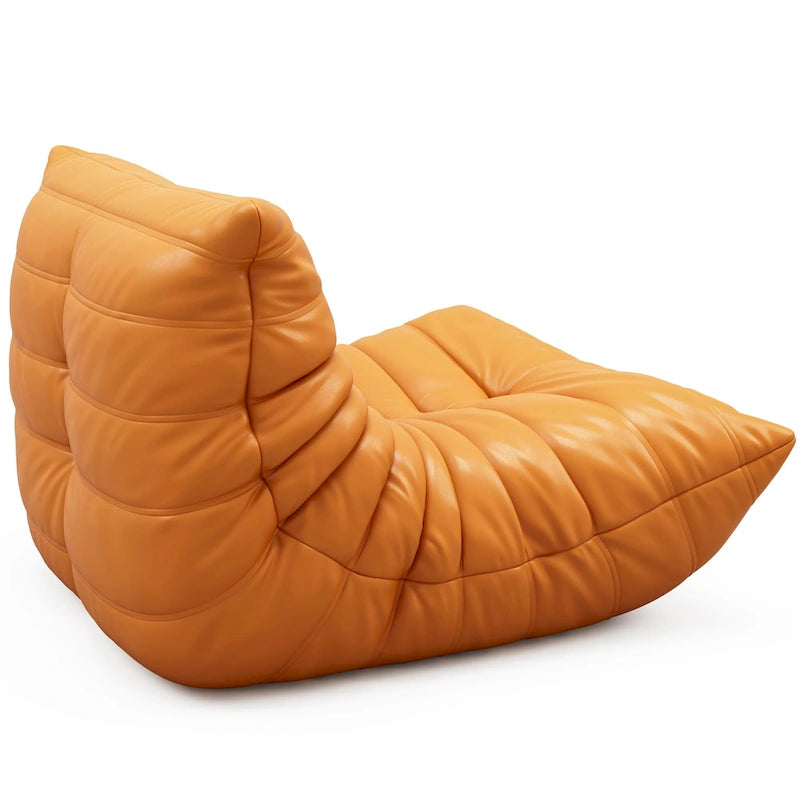 Furgle-Sofa aus Mikrofaserleder, ergonomisches Design, bequemes Bodensofa