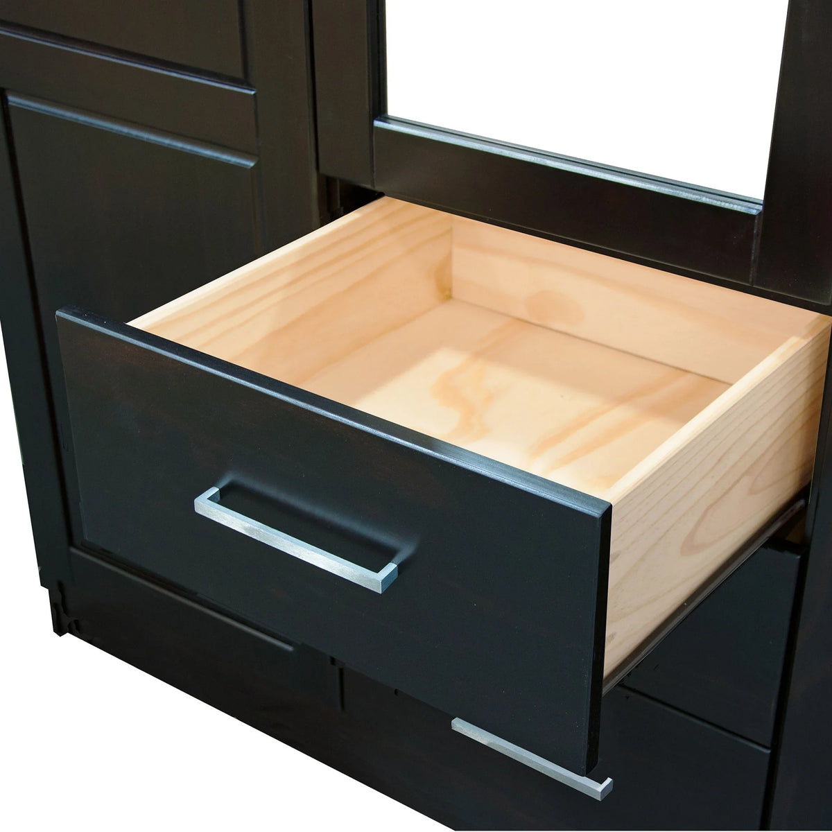 Palace Imports Cosmo Kleiderschrank mit 3 Türen aus 100 % Massivholz und Türen aus Massivholz oder mit Spiegel