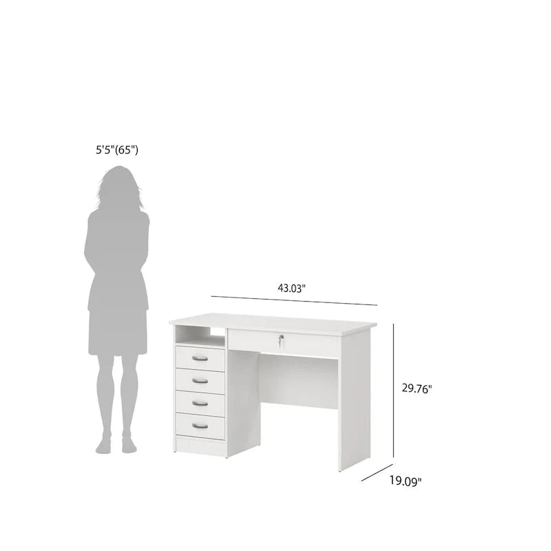 Bureau Skylar à 5 tiroirs de Porch & Den