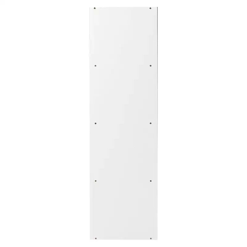 Bibliothèque-meuble de rangement fermé Hodedah HID44, robuste, avec 8 portes, à poser au sol, multifonction pour la maison et le bureau, finition bois de hêtre