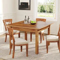 Table à manger carrée de 39.4 pouces pour 2 à 4 personnes, avec pieds en bois massif, pour le salon et la salle à manger