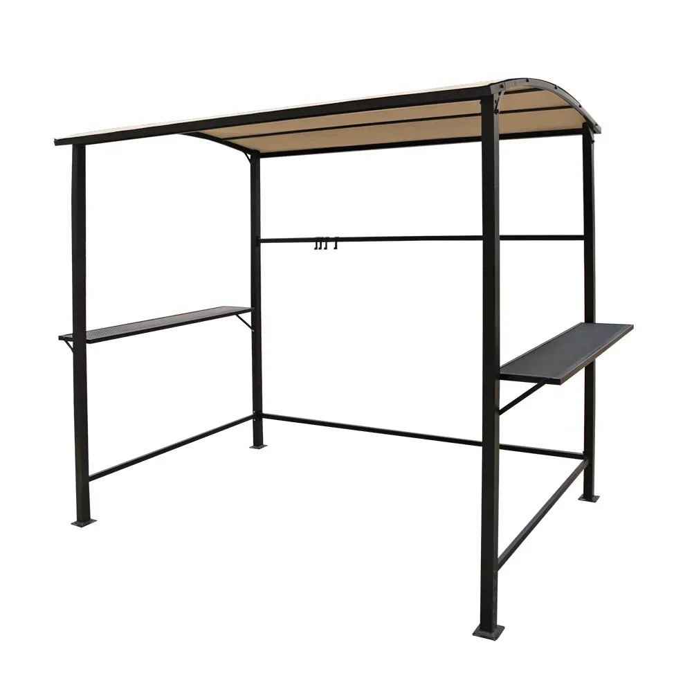Gazebo da esterno per barbecue con telo, telaio in acciaio, 5 ft. x 8 ft.