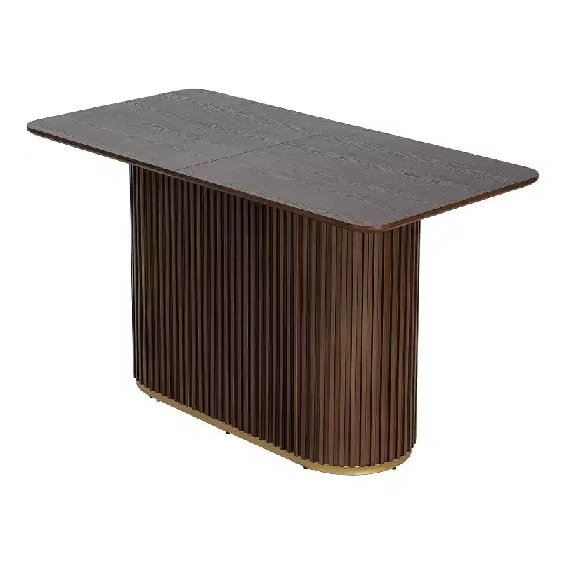 Christopher Knight Home Iwinie modernes 5-teiliges Esszimmer-Set mit rundem Holztisch mit Säulenfuß und gepolsterten Metall-Barhockern
