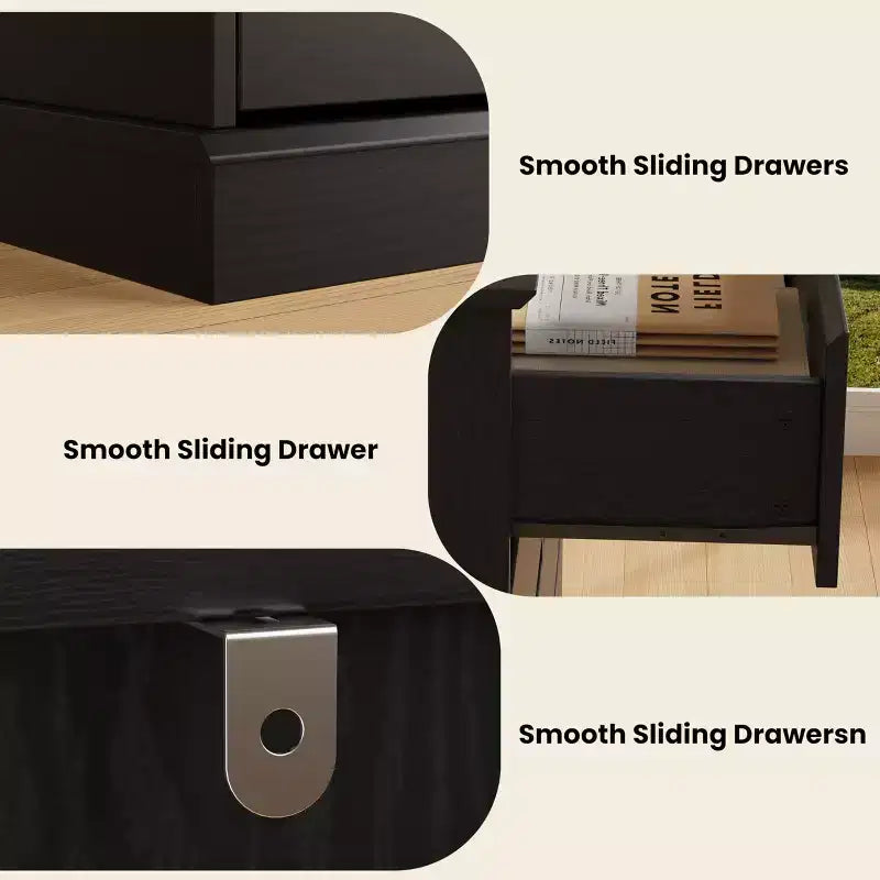 Commode moderne pour chambre avec 8 tiroirs, meuble de rangement en bois pour placard, large commode