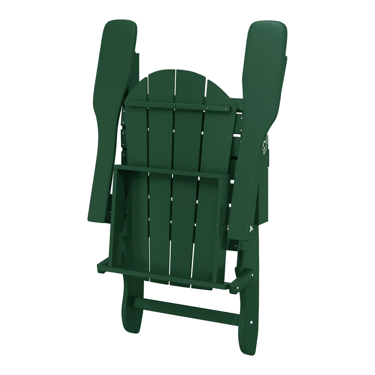 Polytrends Laguna Adirondack-Klappstuhl für die Terrasse, lichtecht und wetterbeständig