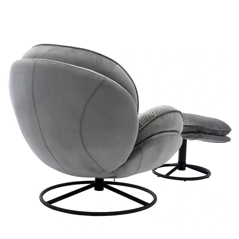 Polstersessel, TV-Sessel, Wohnzimmersessel mit Hocker