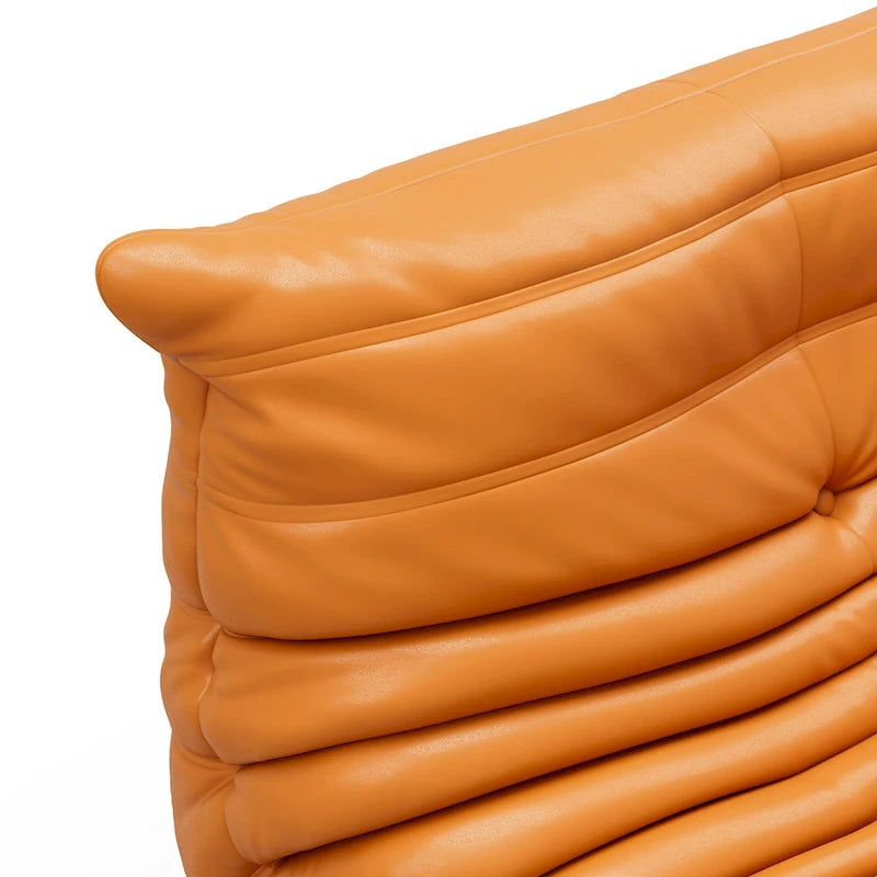 Furgle-Sofa aus Mikrofaserleder, ergonomisches Design, bequemes Bodensofa