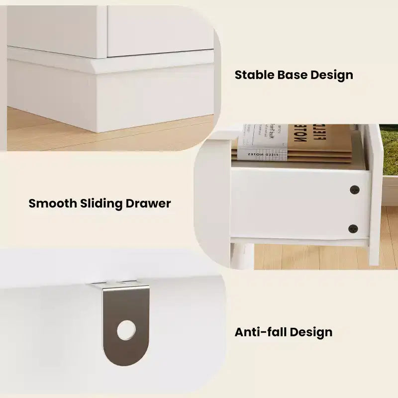 Commode moderne pour chambre avec 8 tiroirs, meuble de rangement en bois pour placard, large commode