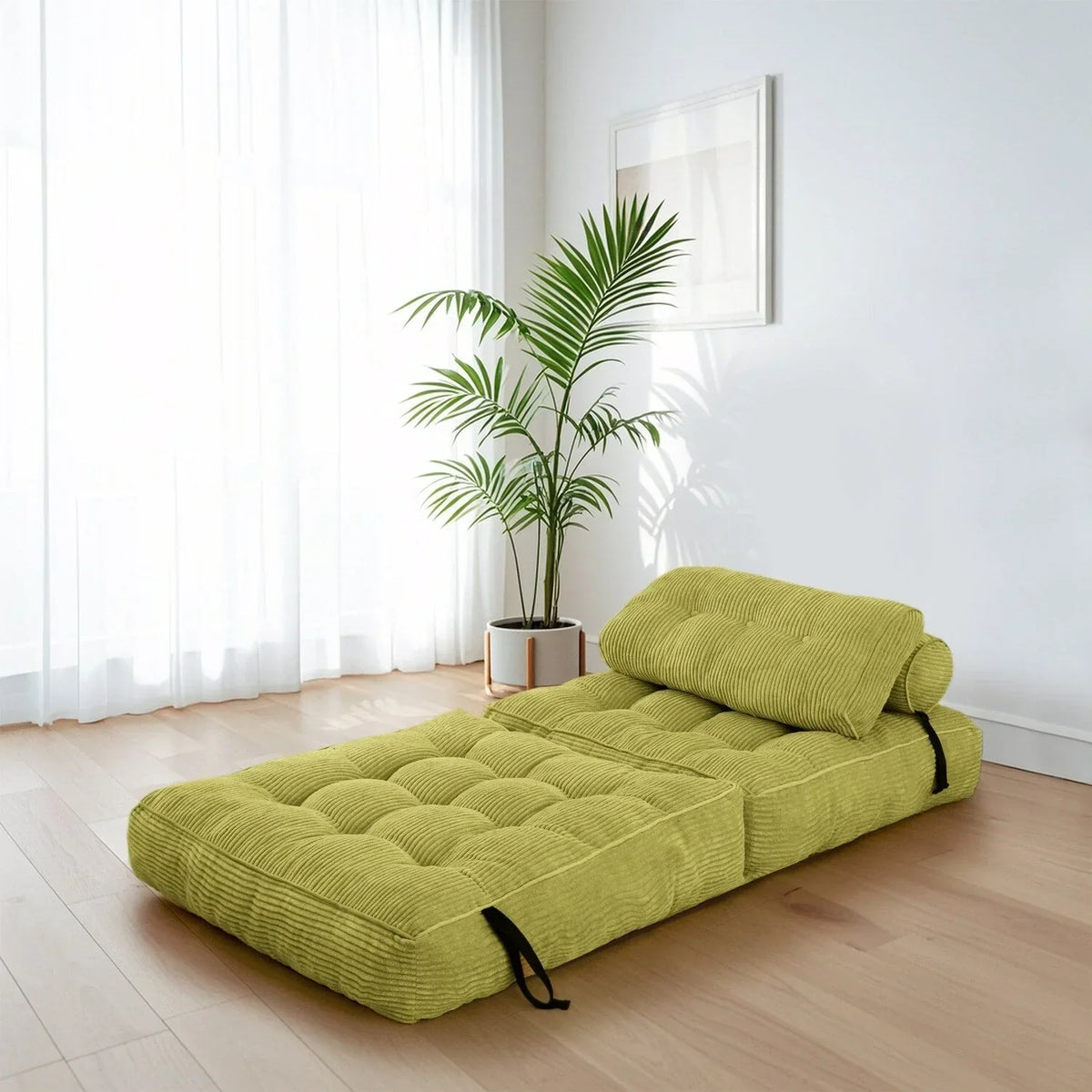 8 Cordsofa, Klappsofabett, Einzel