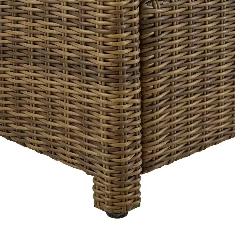 Set da esterno Bradenton in vimini, 4 pezzi - Crosley