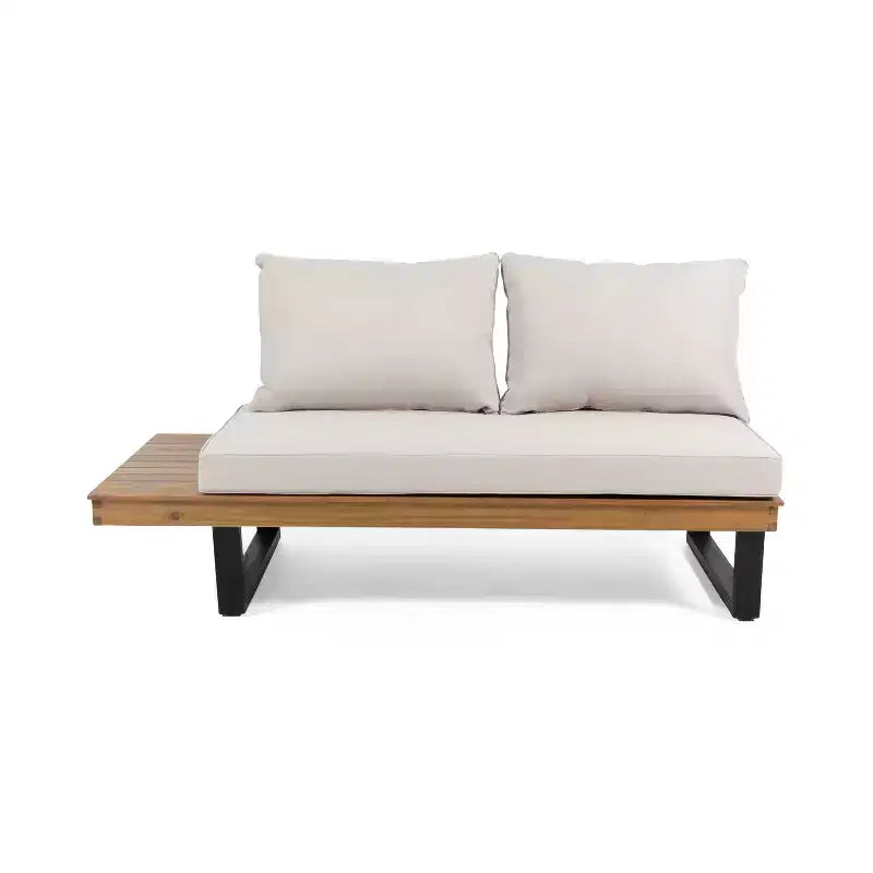 L-vormige modulaire loungeset voor buiten, tuinloungeset met salontafel en waterbestendige kussens - ModernLuxe