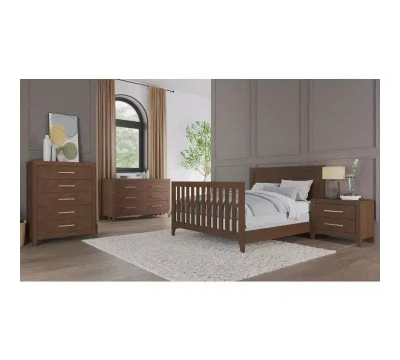 Child Craft Kieran Kinderzimmer-Set, 3-teilig, mit Babybett, Kommode und Schubladenkommode; einschließlich 4-in-1 umbaubarem Babybett