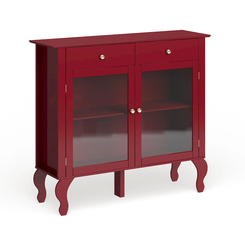 Credenza/buffet con ante in vetro Copper Grove Rawdon
