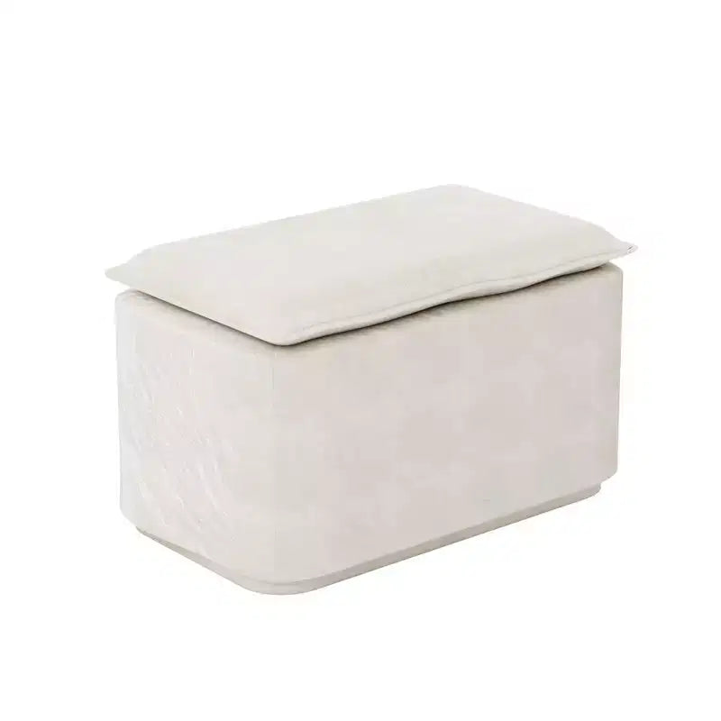 Canapé-lit convertible 3-en-1 Whisen en velours, format king size, avec pouf mobile, design capitonné