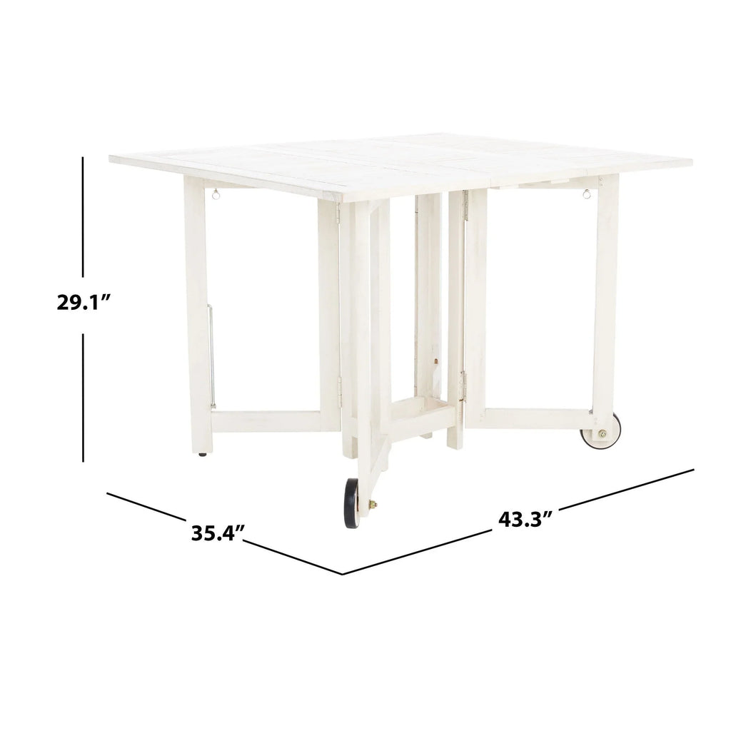 Ensemble de salle à manger d’extérieur SAFAVIEH Brandy, 5 pièces - 43Wx35Dx29H