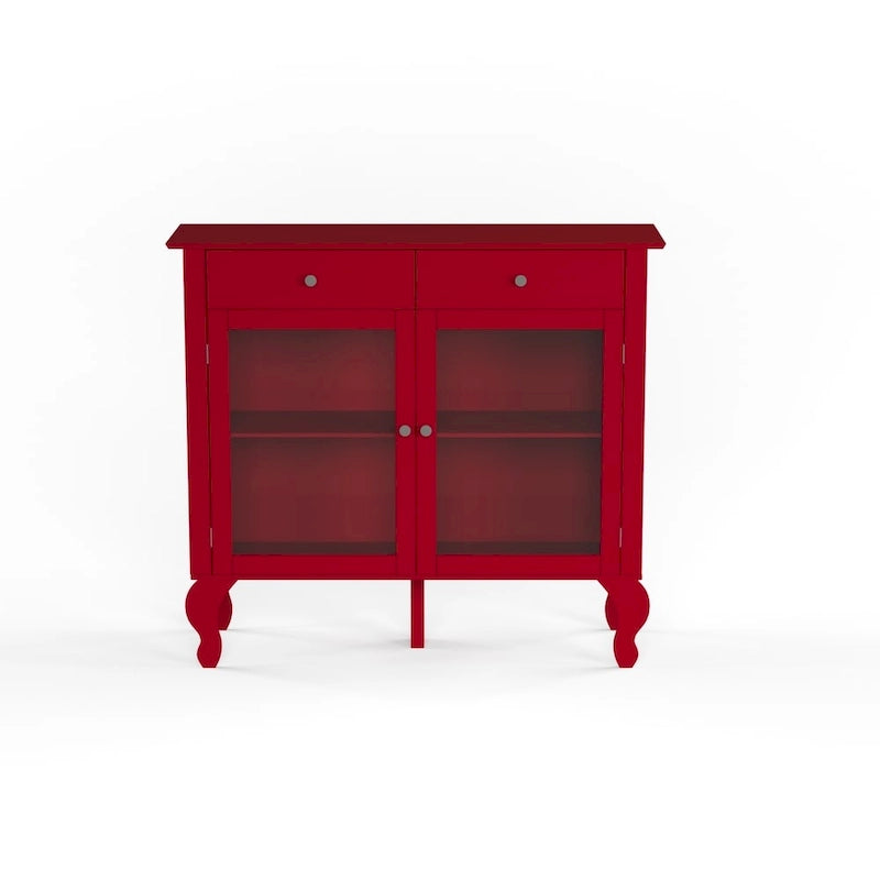Credenza/buffet con ante in vetro Copper Grove Rawdon