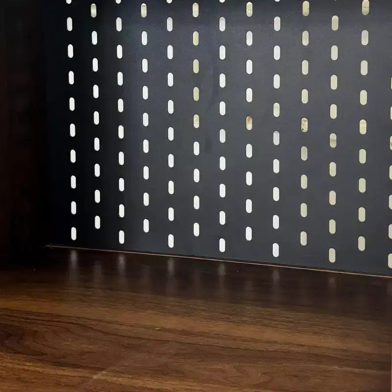 Tavolo da studio pieghevole in legno moderno GDFStudio Sinclair 36 con spazio contenitivo