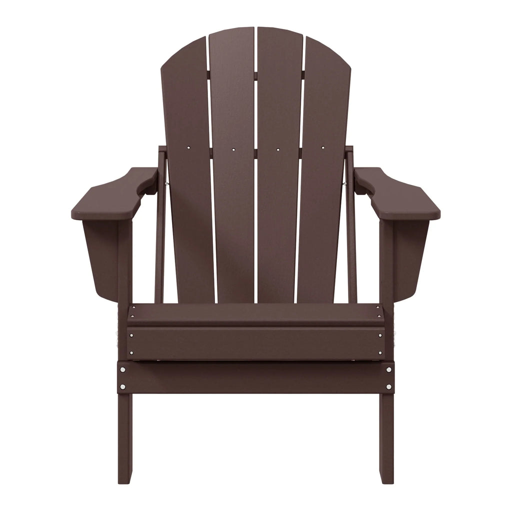 Polytrends Laguna Adirondack-Klappstuhl für die Terrasse, lichtecht und wetterbeständig